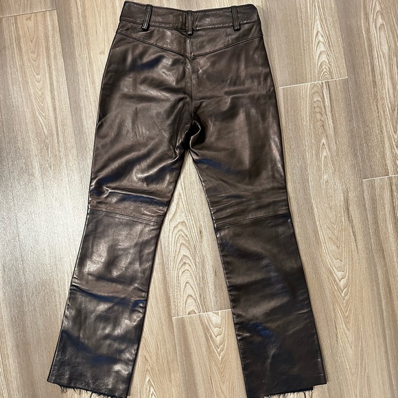 Banana Republic Genuine Leather Women Pants - Picture 2 of 7